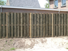 extra hoge lariks schutting
